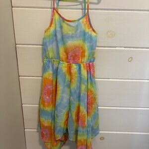 Little Girls  tie-Dye Dress